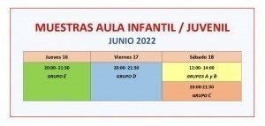 MUESTRAS JUNIO
