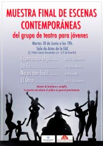 cartel muestra teatro web